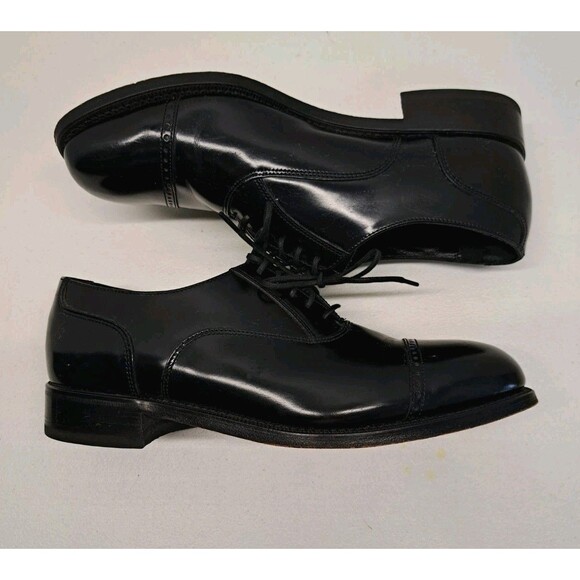 Florsheim Men\'s 8 D Leather Cap Toe Lace Front Oxford Dress Shoes 17067 01 main image 5